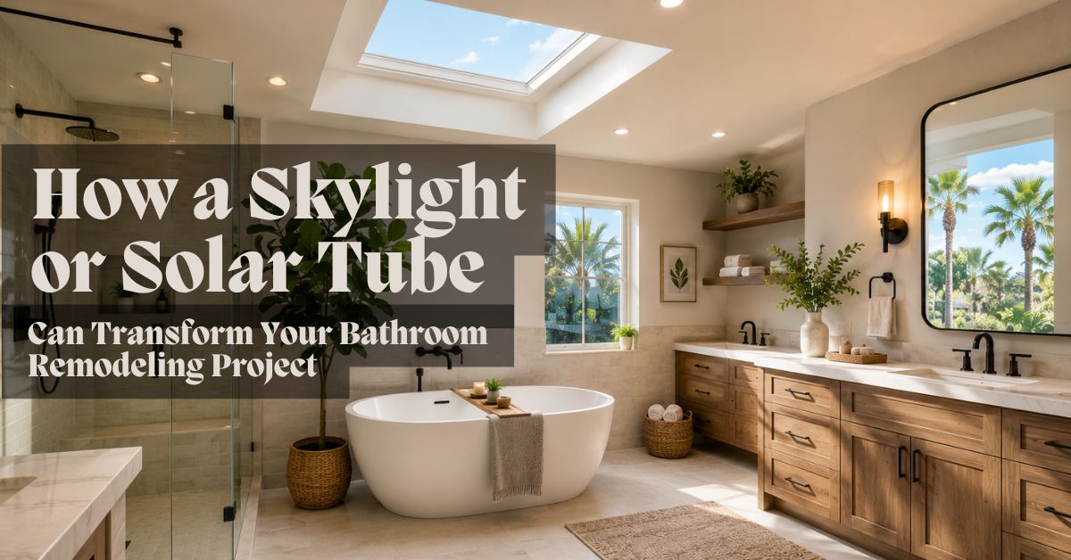 How a Skylight or Solar Tube Can Transform Your Bathroom Remodeling Project in Santa Monica